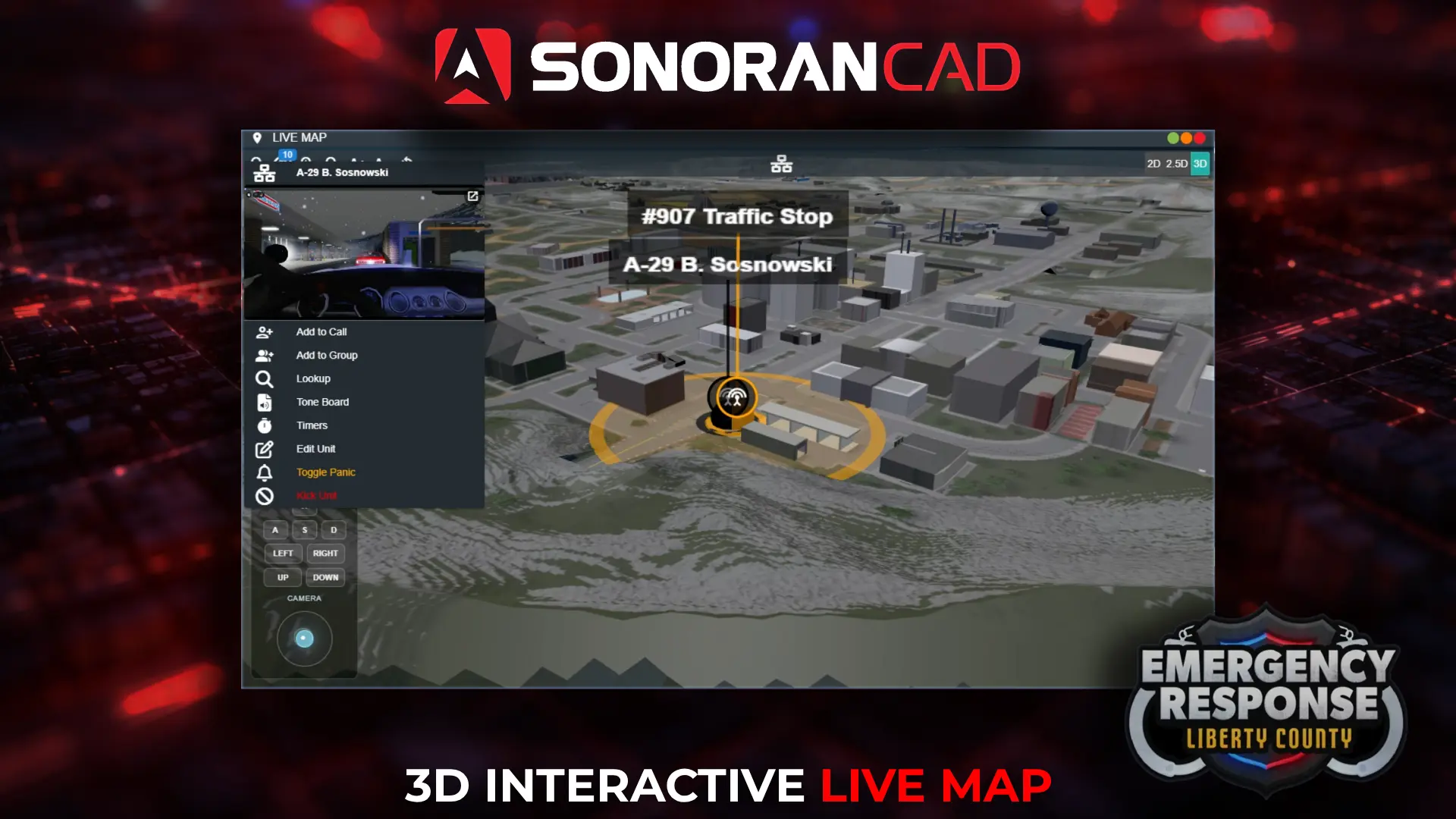 3D Live Map Preview